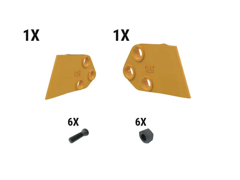 626-5361: 122 Mm Bolt-on Bucket Sidecutter Kit - Qty 2 6265361 购买