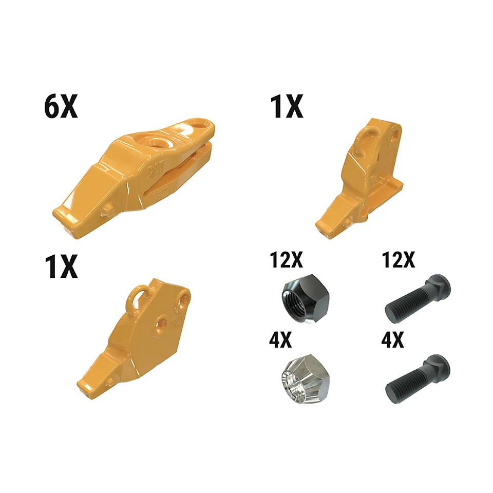 627-0056: Bolt-on Advansys 90 2 Strap Adapter Kit - Qty 8 6270056 Caterpillar