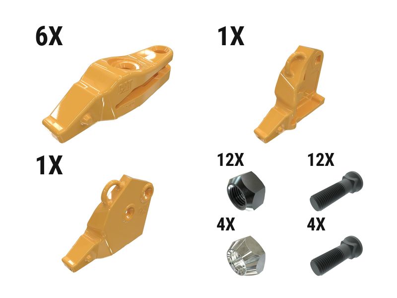 627-0056: Комплект переходников Advansys 90 с двусторонним болтовым креплением (8 шт) 6270056 купить