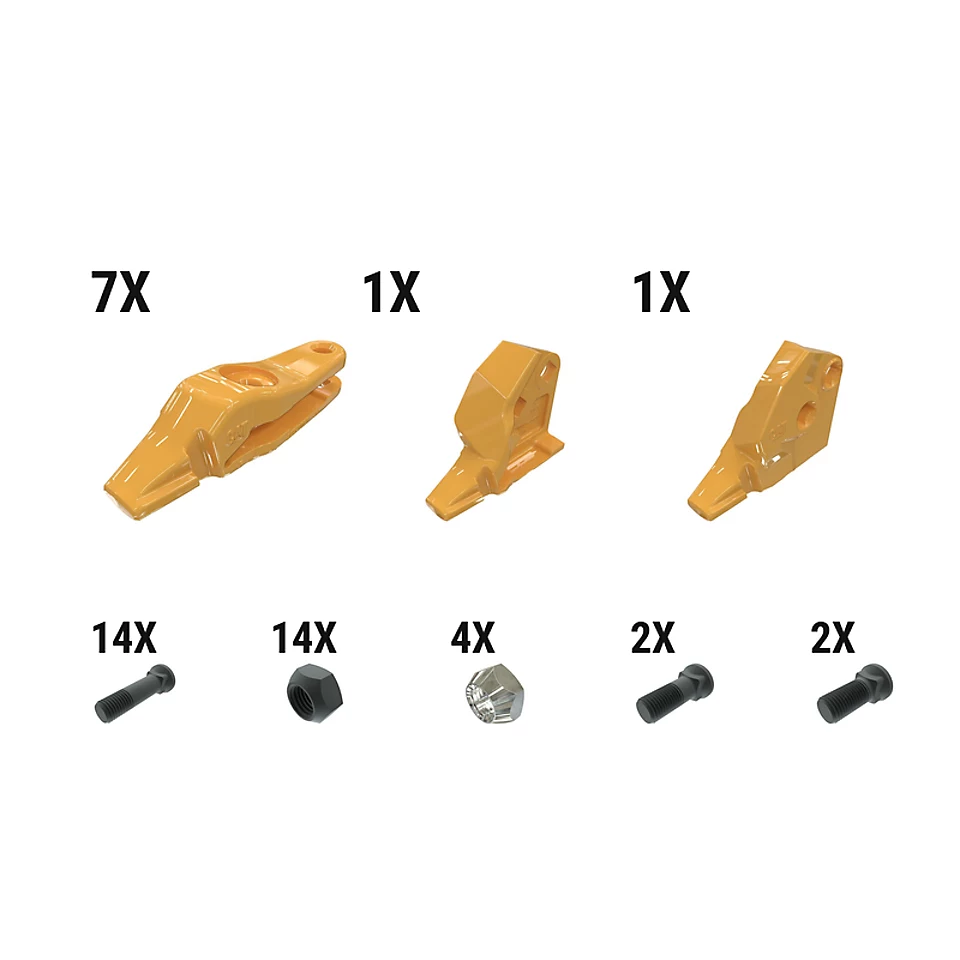 627-0061: Bolt-on K80 2 Strap Adapter Kit - Qty 9 6270061 Caterpillar
