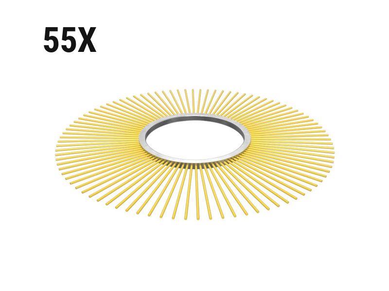 627-1476: 700 Mm Poly Broom Bristle Kit - Qty 55 6271476 buy
