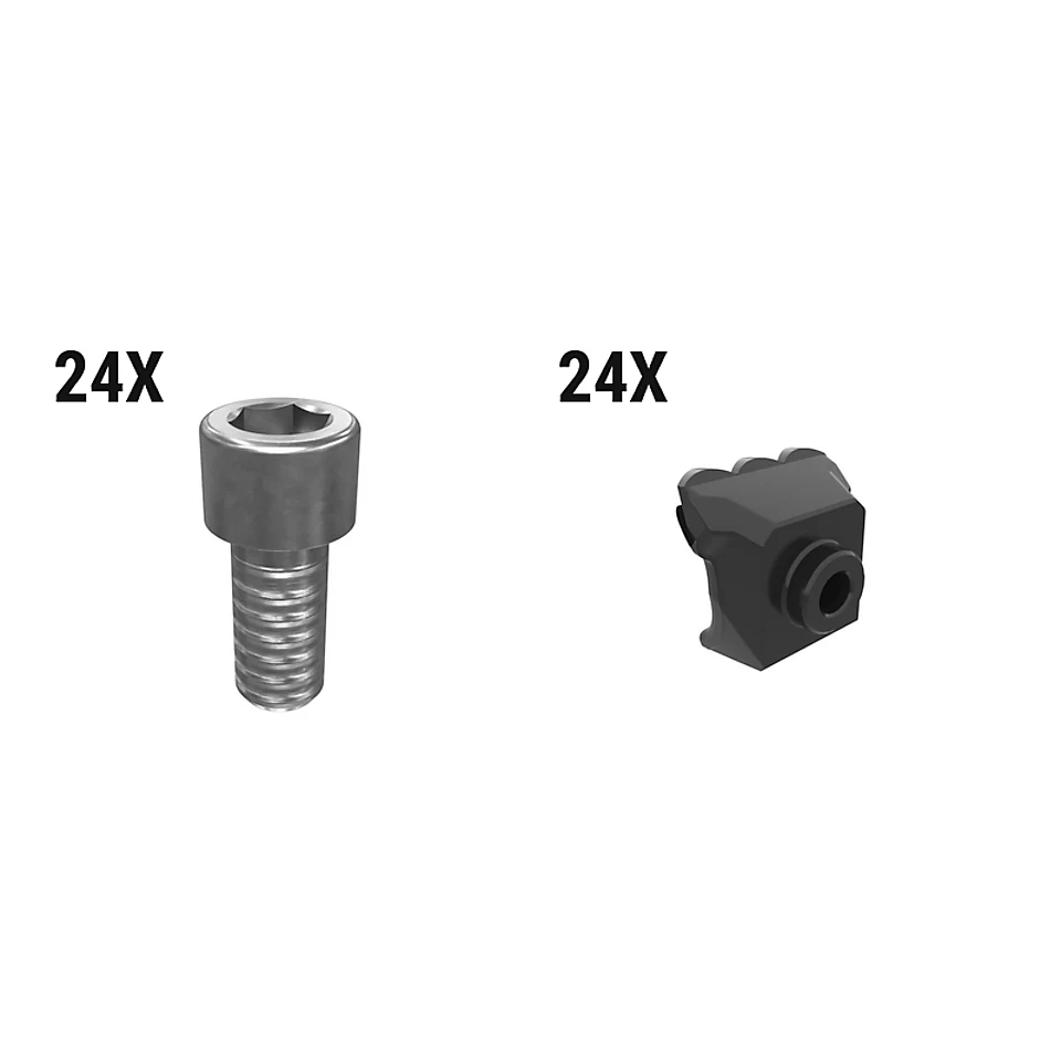 627-9566: Carbide Chisel Mulcher Tooth Kit - Qty 24 6279566 Caterpillar