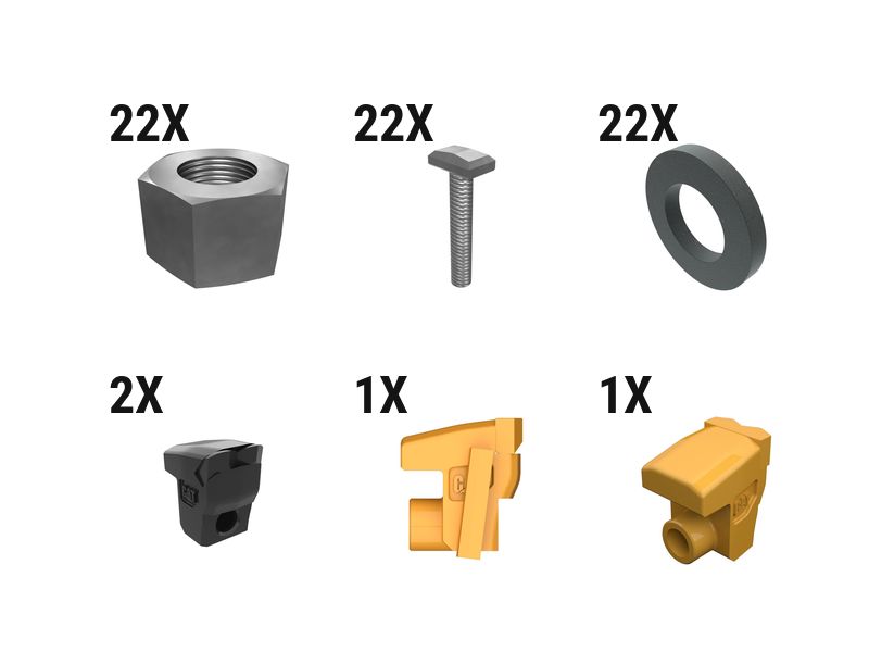 627-9571: Carbide Mulcher Tooth Kit - Qty 22 6279571 购买