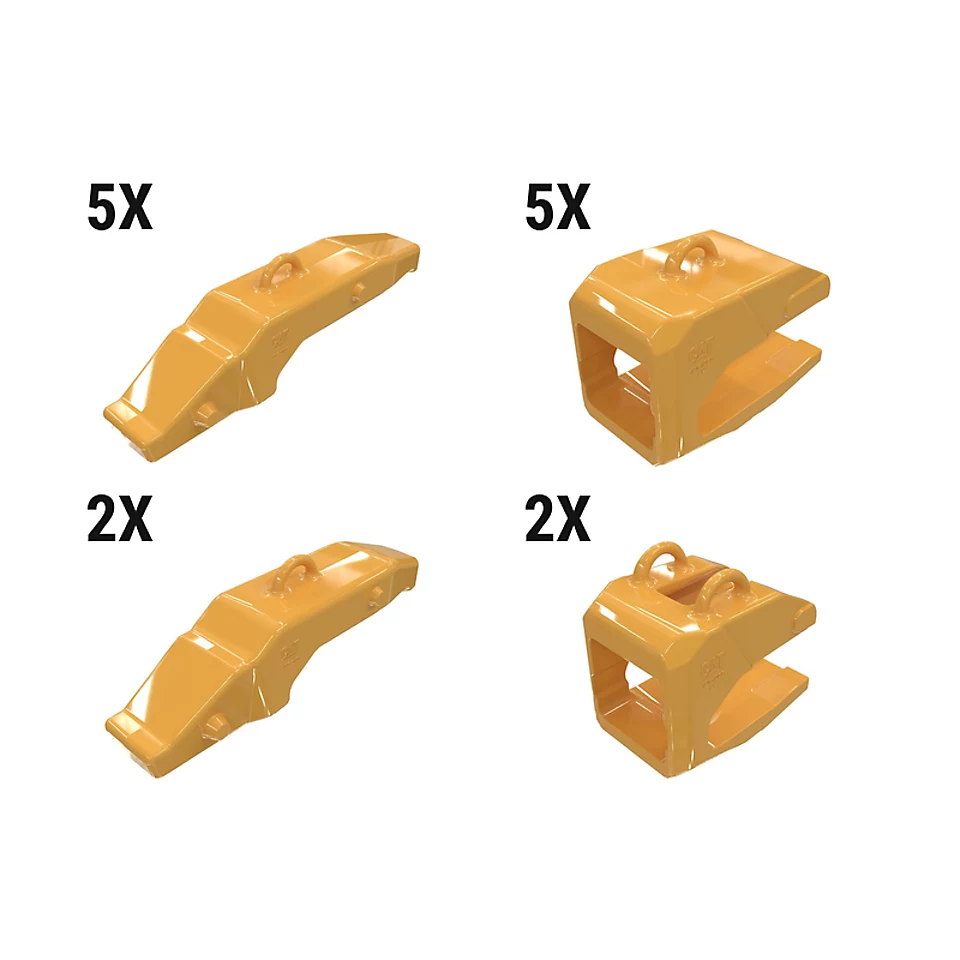 631-5222: Weld-on Advansys 150 Flshmnt Adapter With Cvr Kit - Qty 7 6315222 Caterpillar