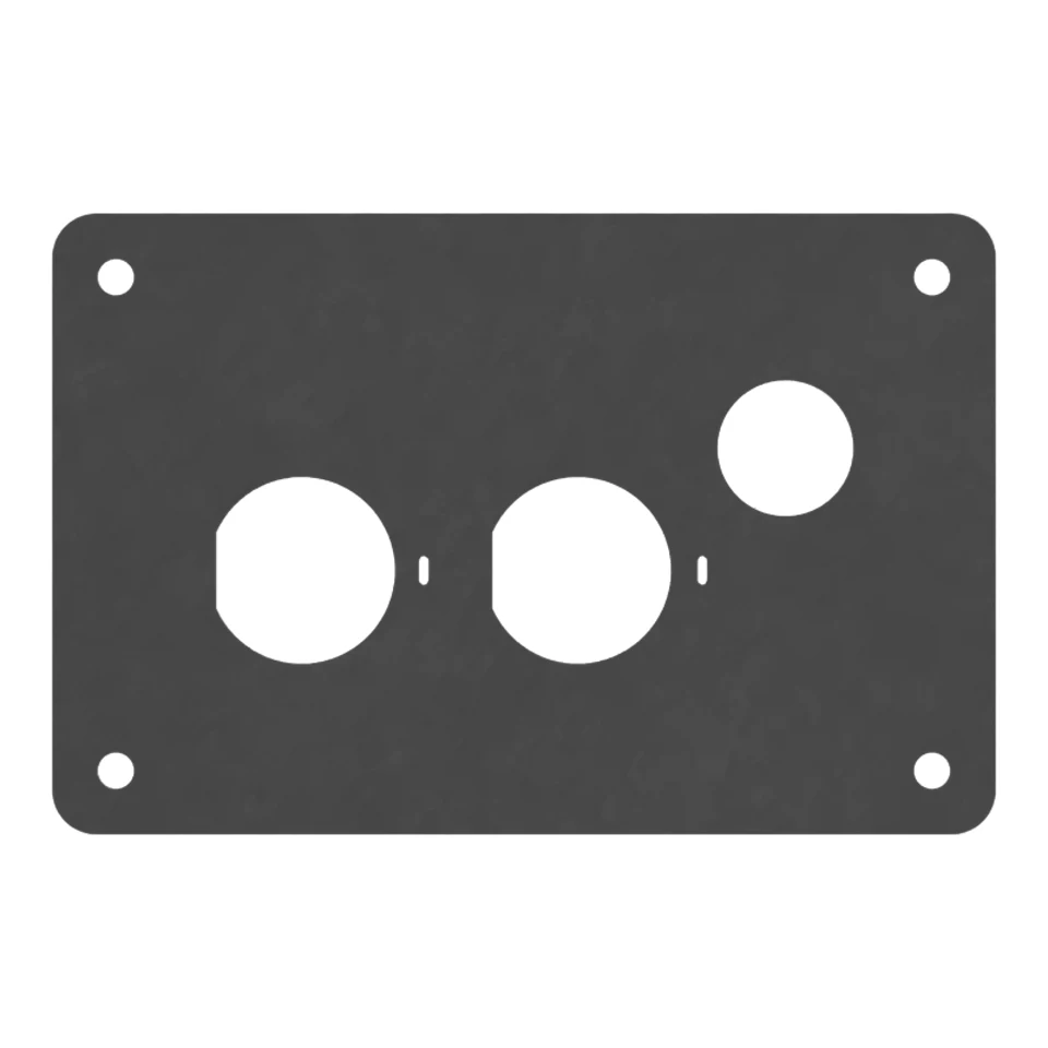 632-6978: 3mm Thickness Electrical Wiring Mounting Plate 6326978 购买