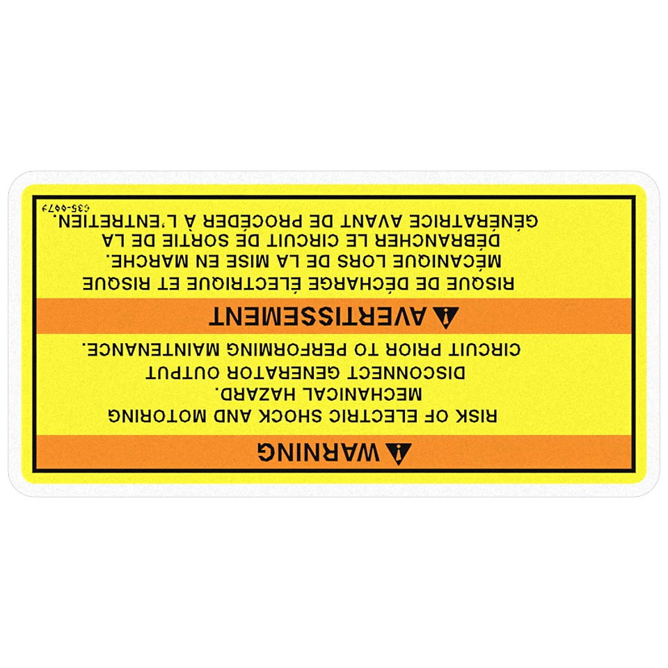 635-0079: Electric Shock Warning Film 6350079 купить