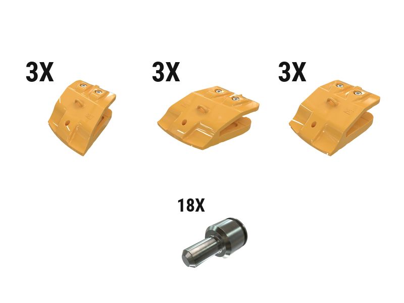 638-9328: Комплект кожухов CapSure 71 мм и 100 мм (9 шт) 6389328 купить