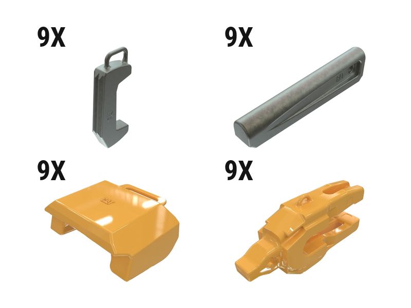 648-2244: Hammered 0° WH10 2 Strap Adapter Kit - Qty 9 6482244 购买