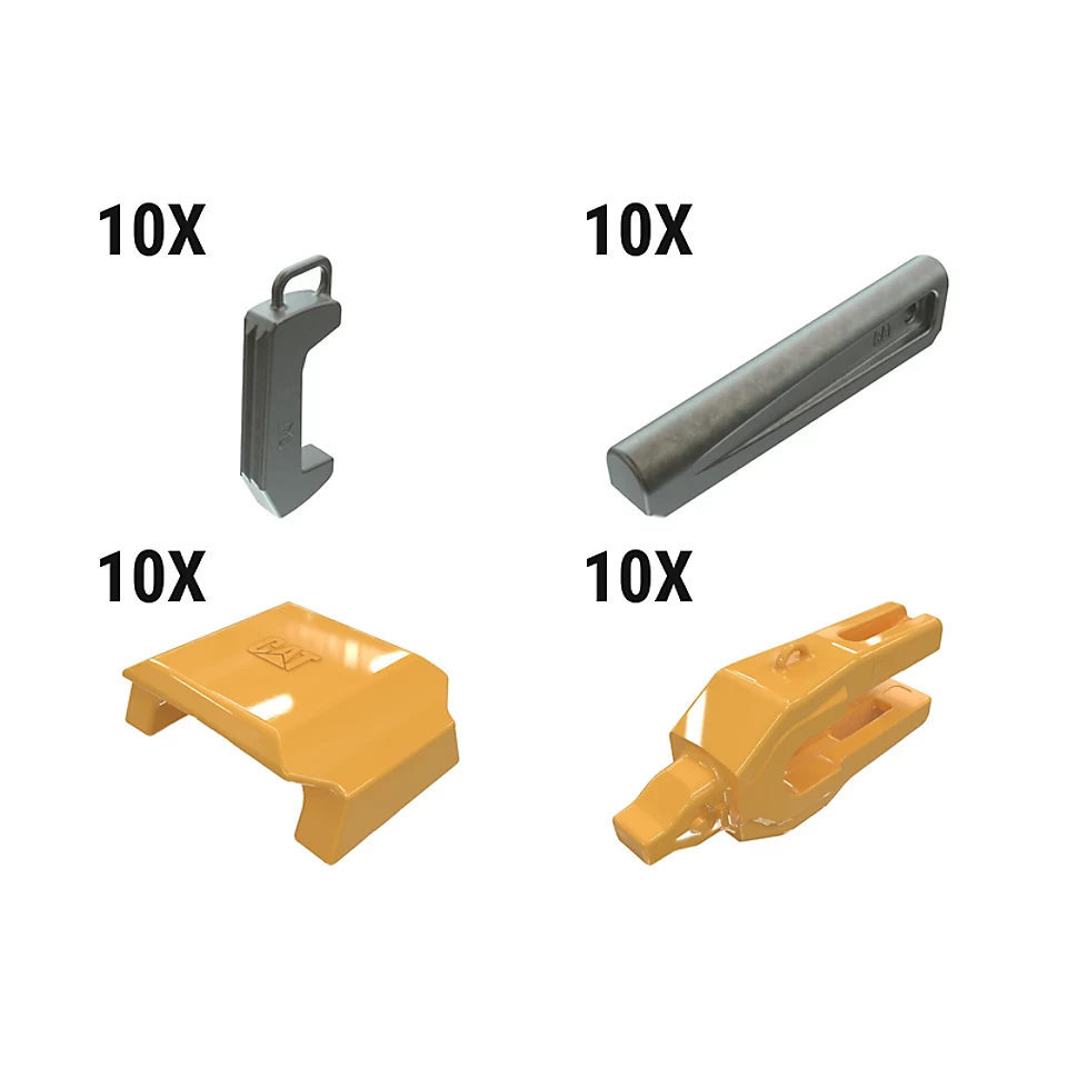 648-2252: Hammerless 5° WH12 2 Strap Oil Sands Adapter Kit - Qty 10 6482252 Caterpillar
