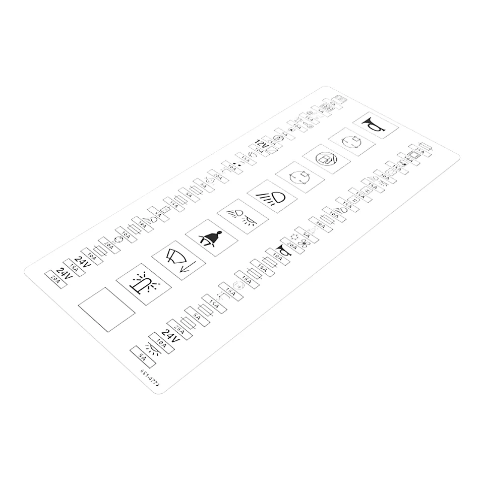 651-4773: Fuse Relay Panel Identification Film 6514773 купить