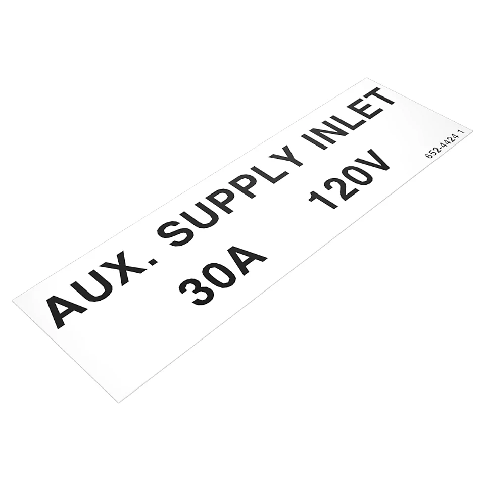 652-4424: Auxiliary Power Supply Panel Instruction Film 652-4424 Caterpillar