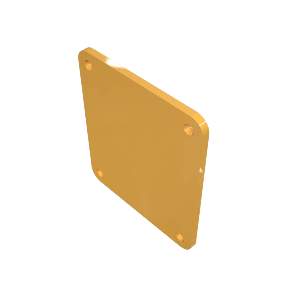 652-5015: 3mm Thick Wiring Enclosure Mounting Plate 652-5015 Caterpillar