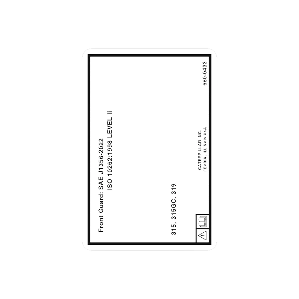 660-0433: Front Guard Identification Film 6600433 купить