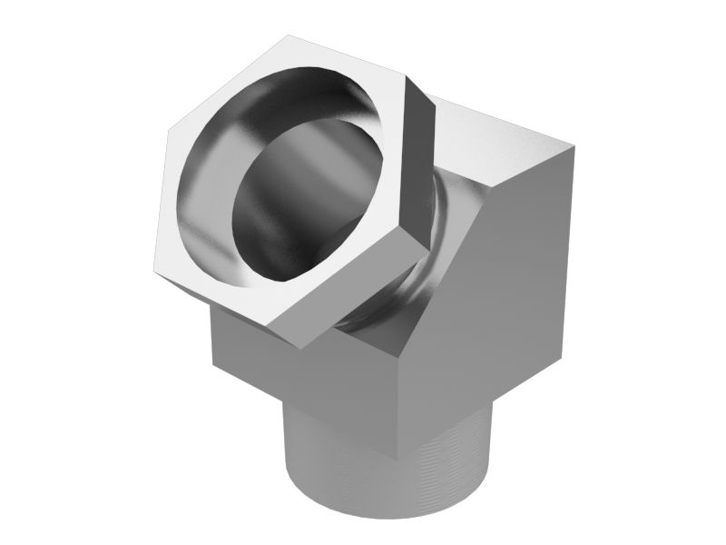 6L-5955: NPSM To NPTF 45 Degree Elbow 6L5955 купить
