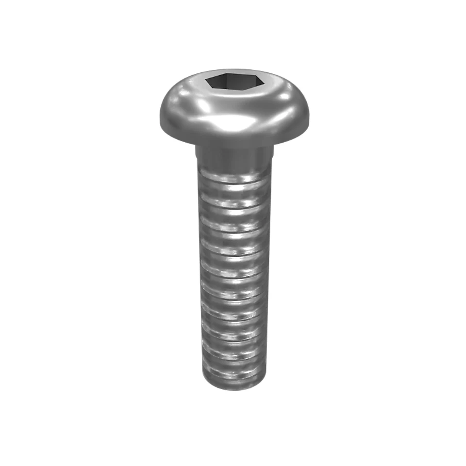 6V-1051: . 10 (.190)"-24 X 3/4" Rounded Pan Head Internal Hex Screw 6V1051 купить