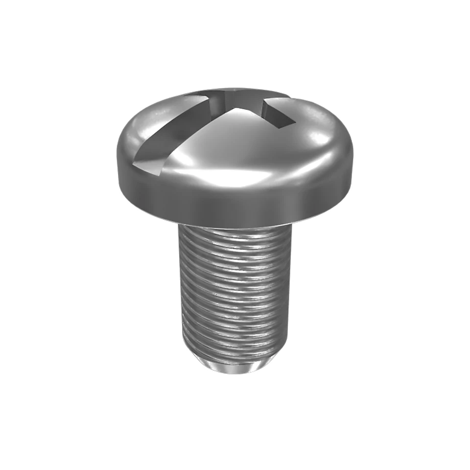 6V-8374: . 6 (.138)"-32 X 1/4" Rounded Pan Head Slotted Screw 6V-8374 Caterpillar
