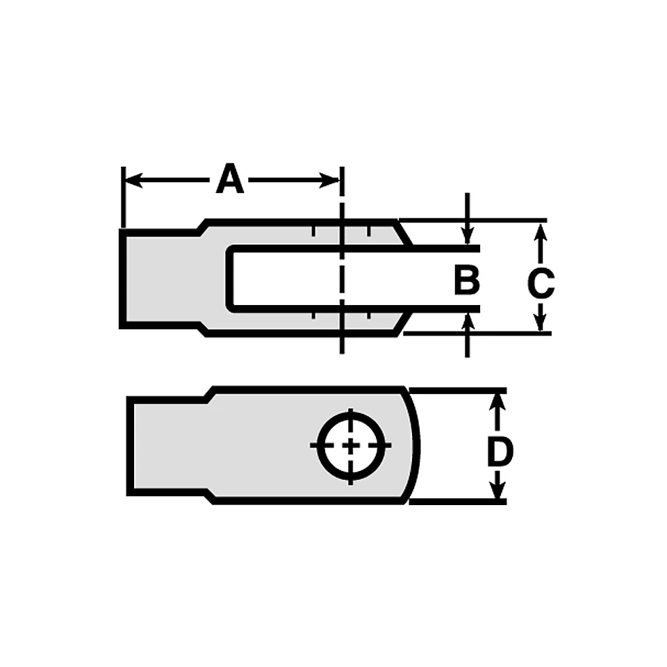 7X-0858: M12X1.25 Internal Threaded Yoke Rod End 7X0858 купить
