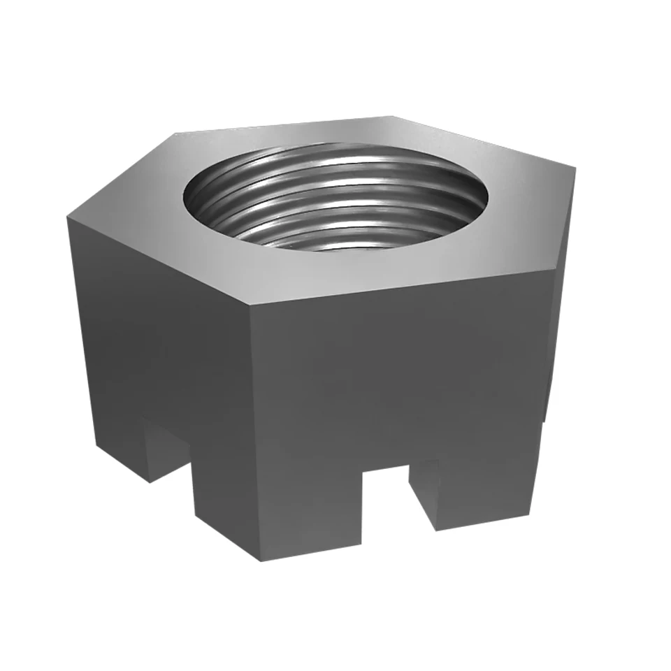 9F-4364: 1''-14 Hex Slotted Nut 9F4364 купить