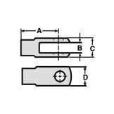 9S-1314: 1.38" Wide Yoke Rod End 9S1314 купить