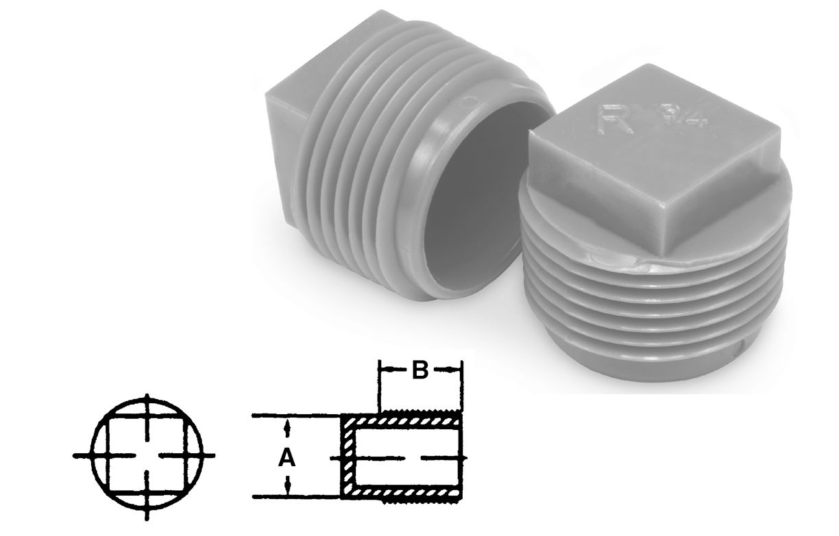 9U-7102: Plug Protectors For NPT Thread - Square Head 9U7102 купить