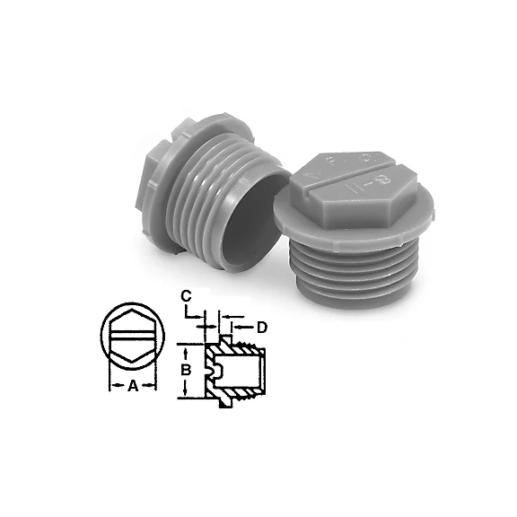 9U-7112: Защитные заглушки с резьбой и шлицем 9U7112 купить