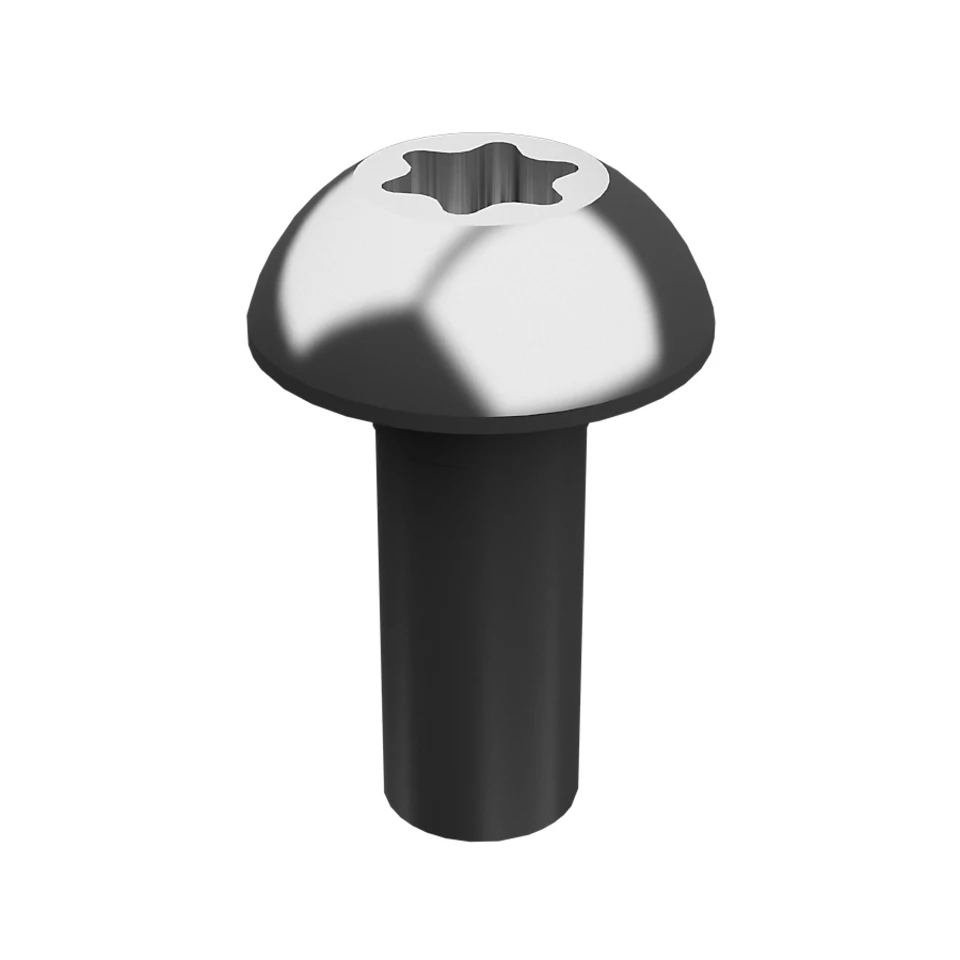 9X-2040: M10-1.5 X 25mm Rounded Pan Head Hexalobular Screw 9X-2040 Caterpillar