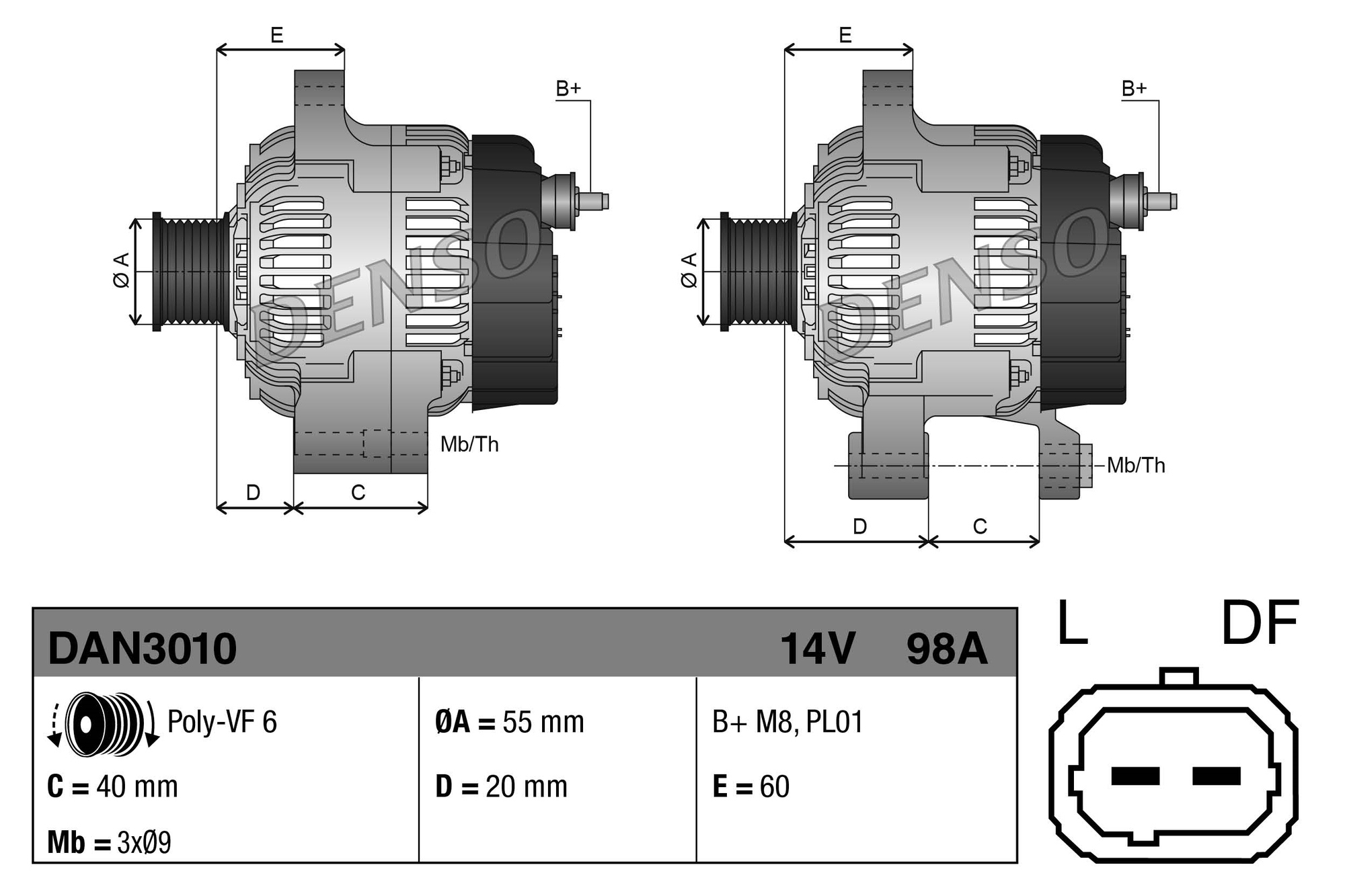DAN3010: Генераторы переменного тока DAN3010 купить