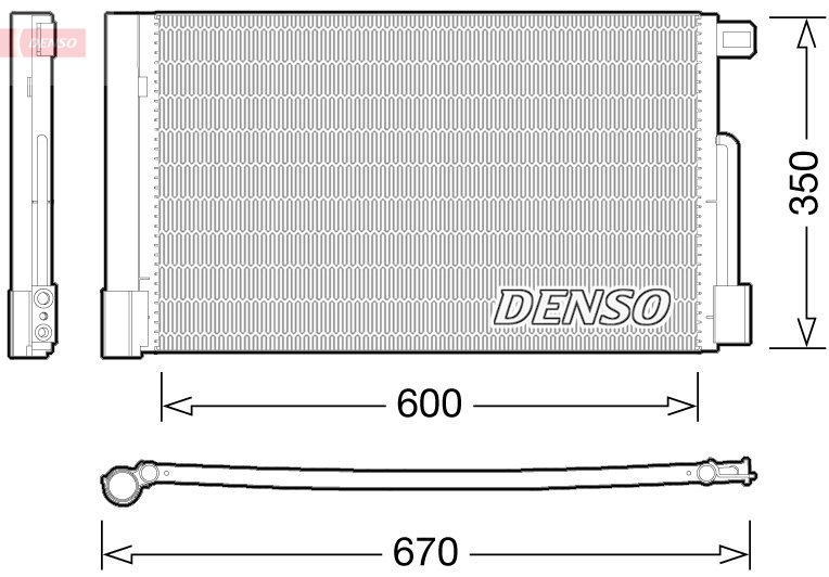 DCN01004: Конденсор кондиционера Denso DCN01004 купить