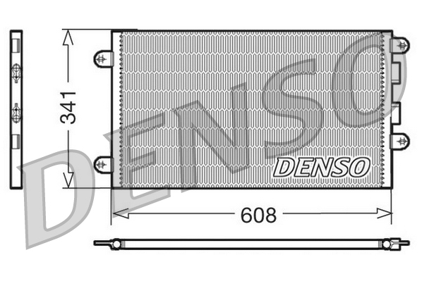 DCN01012: Конденсор кондиционера Denso DCN01012 купить