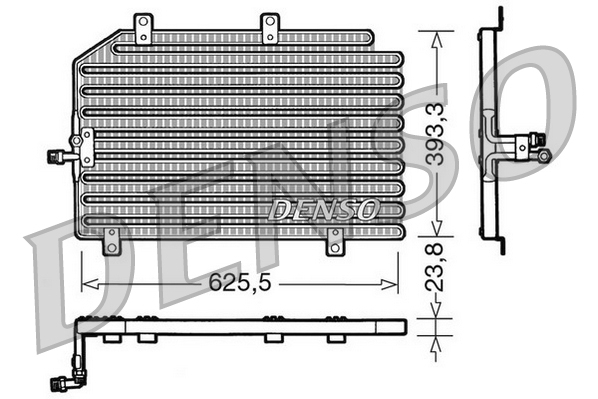 DCN01022: Конденсор кондиционера Denso DCN01022 купить