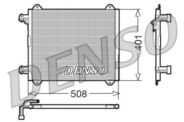 DCN02009: Конденсор кондиционера Denso DCN02009 купить