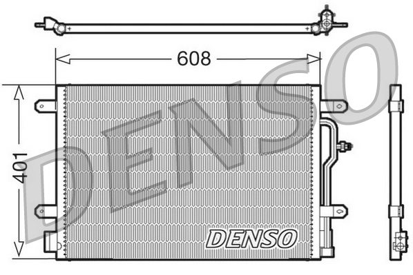 DCN02011: Конденсор кондиционера Denso DCN02011 купить