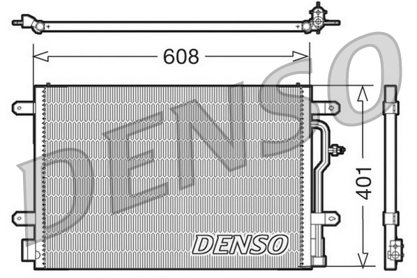 DCN02012: Конденсор кондиционера Denso DCN02012 купить