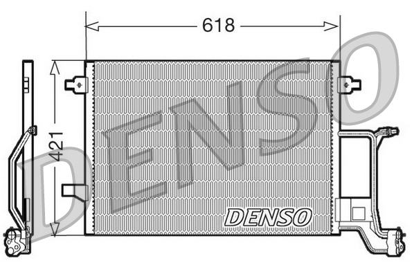 DCN02015: Конденсор кондиционера Denso DCN02015 купить