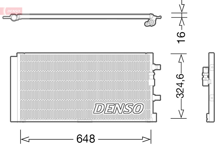 DCN02024: Конденсор кондиционера Denso DCN02024 купить