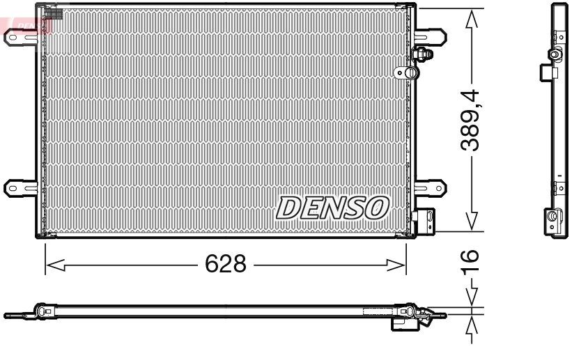 DCN02037: Конденсор кондиционера Denso DCN02037 купить