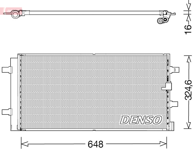 DCN02044: Конденсор кондиционера Denso DCN02044 купить