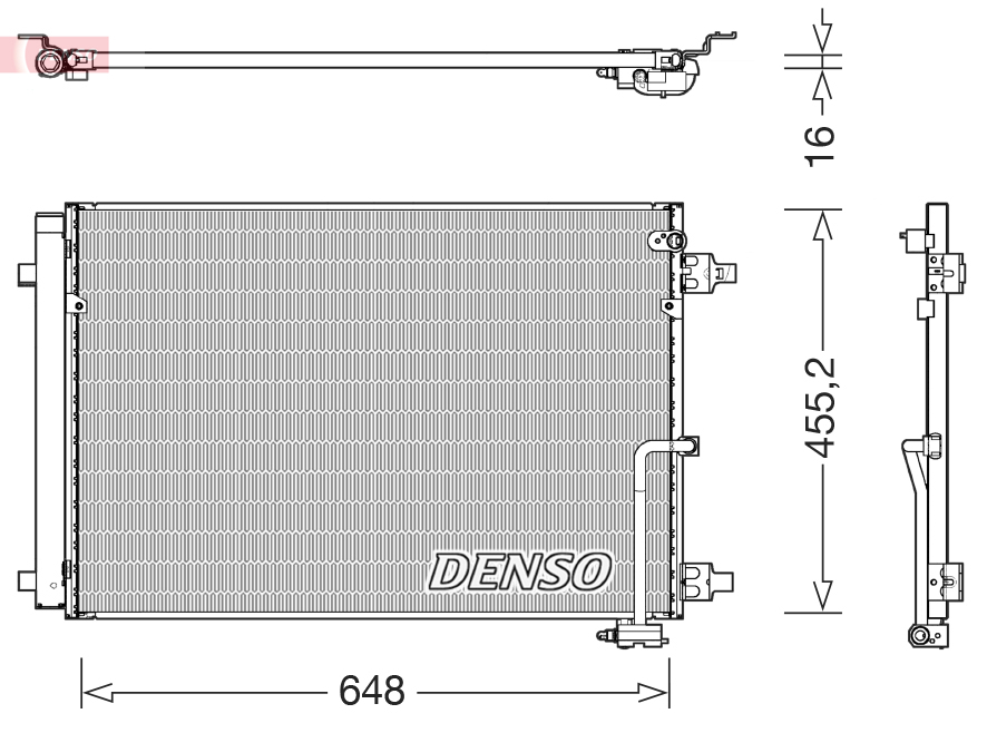 DCN02045: Конденсор кондиционера Denso DCN02045 купить