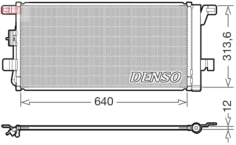 DCN02049: Конденсор кондиционера Denso DCN02049 купить
