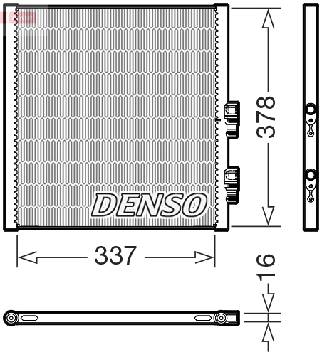 DCN02051: Конденсор кондиционера Denso DCN02051 купить