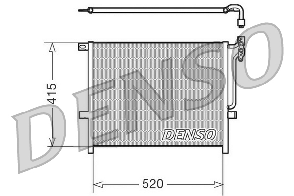 DCN05010: Конденсор кондиционера Denso DCN05010 купить