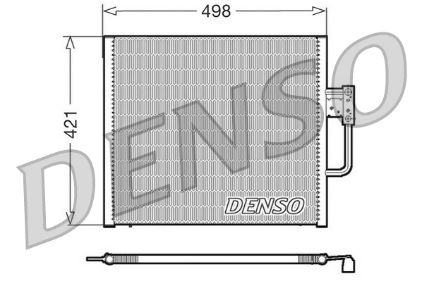 DCN05015: Конденсор кондиционера Denso DCN05015 купить