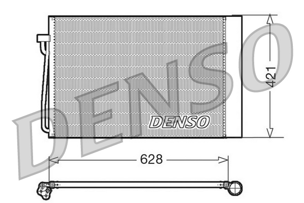DCN05018: Конденсор кондиционера Denso DCN05018 купить