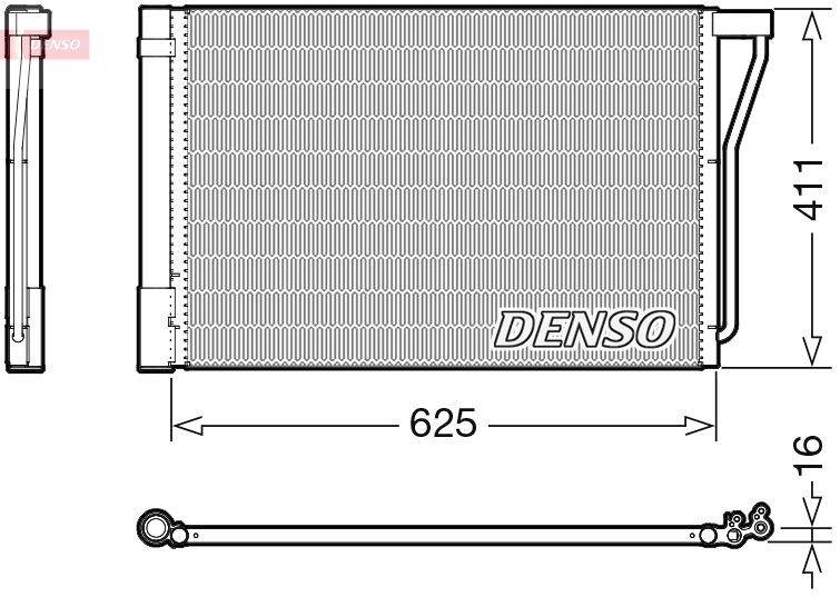 DCN05022: Конденсор кондиционера Denso DCN05022 купить