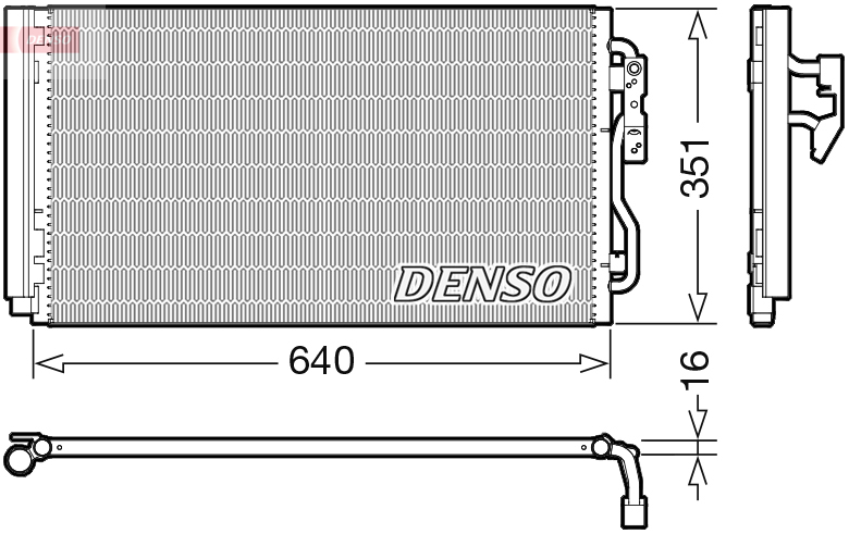 DCN05023: Конденсор кондиционера Denso DCN05023 купить