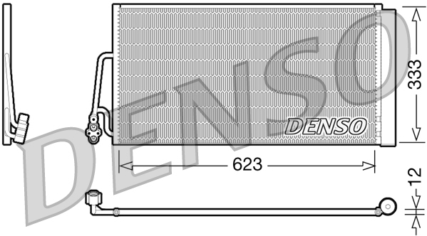 DCN05102: Конденсор кондиционера Denso DCN05102 купить