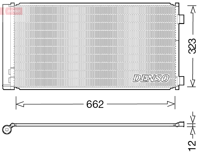 DCN05103: Конденсор кондиционера Denso DCN05103 купить