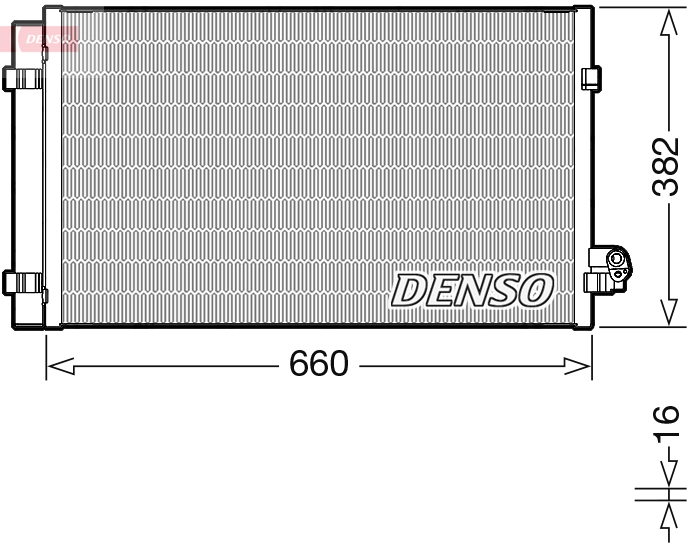 DCN05107: Конденсор кондиционера Denso DCN05107 купить