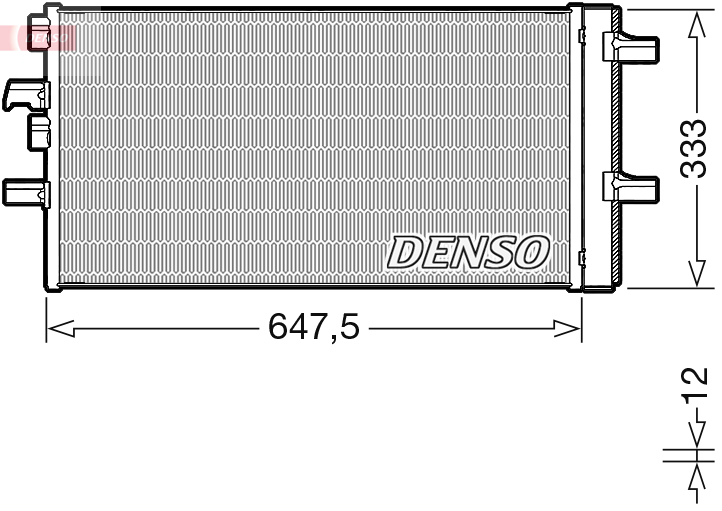 DCN05108: Конденсор кондиционера Denso DCN05108 купить