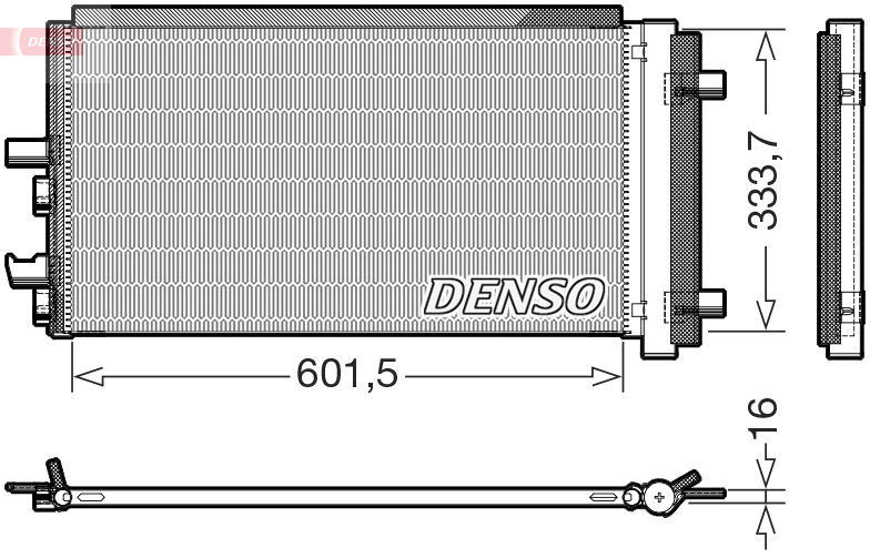 DCN05110: Конденсор кондиционера Denso DCN05110 купить